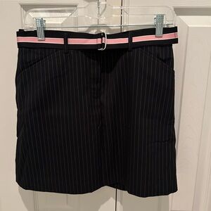 Izod Black and Pink Mini Pencil Skirt